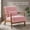 Pink, variant on Mid-Century Modern Corduroy Accent Chair with Solid Wood Frame & Lumbar Pillow, Camel