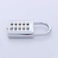 thumbnail image 3 of Anti-theft Button Combination Padlock Digit Push Password Lock Zinc Alloy Security Lock Suitcase Luggage Coded Lock Cupboard Cabinet Locker Padlock, 3 of 10