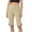 ZA-Beige-leggings for women, variant on Yourumao Golf Shorts with Pocket for Women Stretchy Knee Length High Waist Shorts Solid Shorts Activewear Workout Pants
