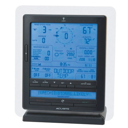 AcuRite 01015 Pro 5-in-1 Weather Station with Wind and Rain + Weather Ticker