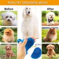 thumbnail image 6 of ROPO Dog Bath  Brush, Pet Shampoo Bath Brush Soothing Massage Rubber Comb with Adjustable Ring Handle for Long Short Haired Dogs and Cats 2pcs, 6 of 7