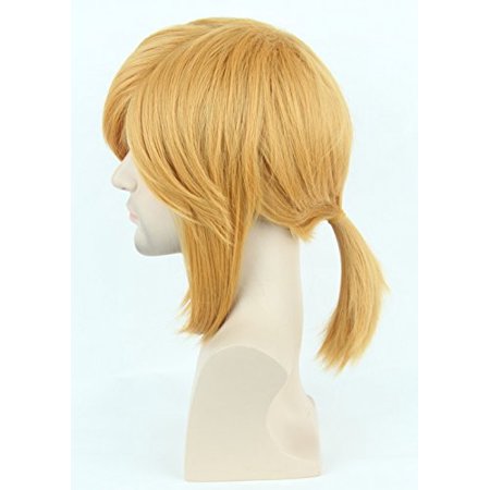 Topcosplay Perruque Blonde Frange Laterale Courte Avec Tresse Cosplay Halloween Costume Perruques Pour Hommes Ou Femmes Walmart Canada