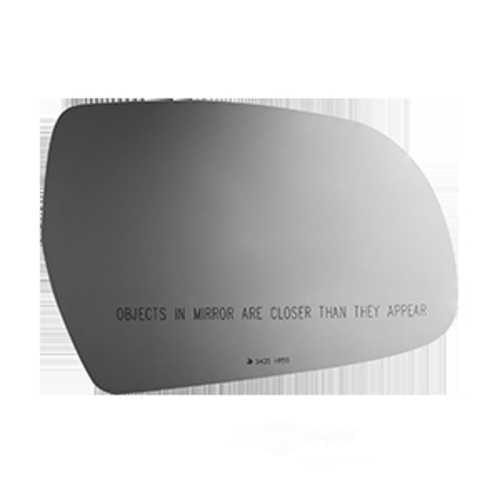 Burco Side View Mirror Replacement Glass with Motor Mount Plate - Clear Glass - 5435HRSG