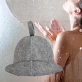 thumbnail image 6 of Sauna Felt Cap Bath Hat Sauna Head Protector Portable Good Water Absorption Sturdy Accessories Multifunctional for Bathing or Steaming Grey, 6 of 8
