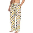 thumbnail image 6 of Rateoe Colorful Checkered 1 Pattern Men’s Ultra-Soft Comfy Pajama Lounge Pants Sleepwear,Comfortable Lounge Wear,lightweight Pajamas, Casual Home Wear-XX-Large, 6 of 6