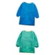 thumbnail image 1 of 2 piezas bebé impermeable de manga larga niños alimentación delantales delantales M azul y, 1 of 8