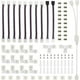 thumbnail image 1 of Kit de conector de tira de LED RGB 5050 de 95 piezas con puentes de tira en forma de T en forma de L yeacher  Fijar conector, 1 of 4