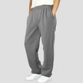 thumbnail image 6 of NIEWTR Men's Casual Pants Lightweight Quick Dry Hiking Running Workout Outdoor Sports Sweat Pants Business Casual Pants For Men (M,Z02-Grey), 6 of 9