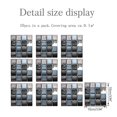 thumbnail image 3 of JeashCHAT 10-Sheet Peel and Stick Tile Backsplash, 3D Self-Adhesive Water-Proof Tile Stickers for Kitchen Bathroom Counter Top, DIY Wall Decor (3.94"x3.94"), 3 of 3