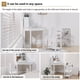 thumbnail image 2 of Set escritorio esquinero infantil en L con silla ajustable y tablero de corcho – Mesa y silla de madera para niños y niñas de 3 a 8 años – Ideal para estudio, tareas y manualidades – Color blanco, 2 of 8