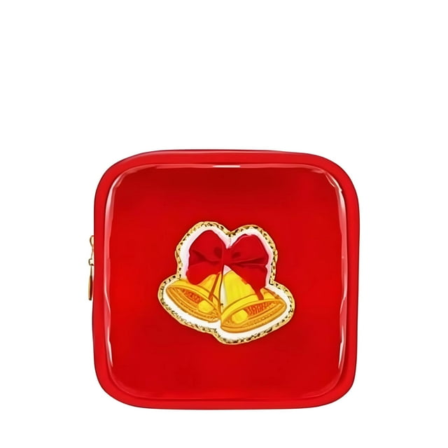 Yhmxh Organizadores y almacenamiento Bolsa de maquillaje navideña Mini bolsa de regalo navideña Almacenamiento de ducha almacenamiento de cocina Almacenamiento de juguetes Almacenamiento en el hogar