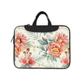 thumbnail image 2 of YFYANG 14 inch Universal Laptop Bag Oxford Cloth Laptop Sleeve, Multi-functional Red Vintage Floral Pattern Notebook Computer Messenger Bag Handbag, 2 of 8