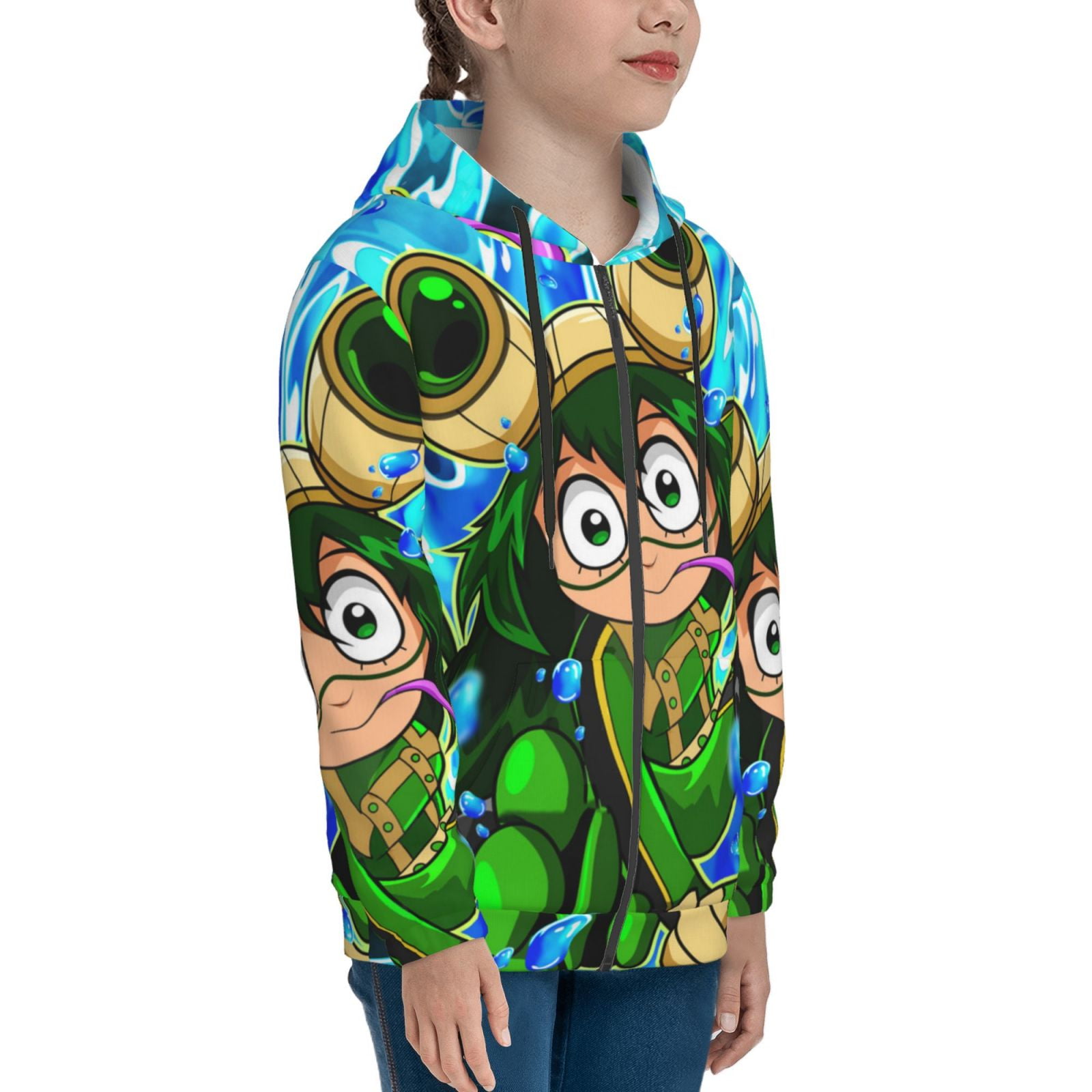 【特別セール品】 Academia Hero My Mha Teenager Zipper Shirt Hoodies Boys