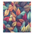thumbnail image 6 of Yayeee Magnetic Dishwasher Cover for The Front Decoration Home Kitchen Machine Sticker Protector, Blue Vibrant Leaves Pattern, 6 of 6