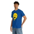 thumbnail image 6 of Dripping smiley face graphic t shirt Unisex Heavy Cotton Tee, 6 of 8