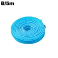thumbnail image 1 of 5m Blue Windproof Clothesline Hanging Rope Clothes Hangers New Z7 U4E3, 1 of 5