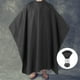 thumbnail image 3 of Barber Cape Professional Black Para Teñir El Cabello, Hombres, Mujeres Y Niños, Maquillaje, 3 of 9