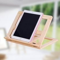Masteelf Portable Multi-functional Book Reading Holder Foldable Adjustable Wood Desktop Book Stand Table Stand Holder