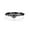Black, variant on Sterling Silver Snowflake Rings for Women, European American Style, Gold Plated Inlaid Gems, 925 Silver, 1.7g