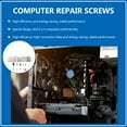 thumbnail image 2 of Shisuyan Professional Repairs Thumbscrew Kit for PC Case Black 1 Set 0.4in, 2 of 8