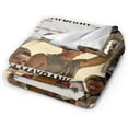 thumbnail image 4 of Ultra-Soft JJs Micro Maybanks Fleece Blanket Air Conditioning Blanket Warm Throw Blanket Towel Novel Throws Blankets Nap Blankets for All Season Bed Sofa Home Decor 40"x30" Black, 4 of 5