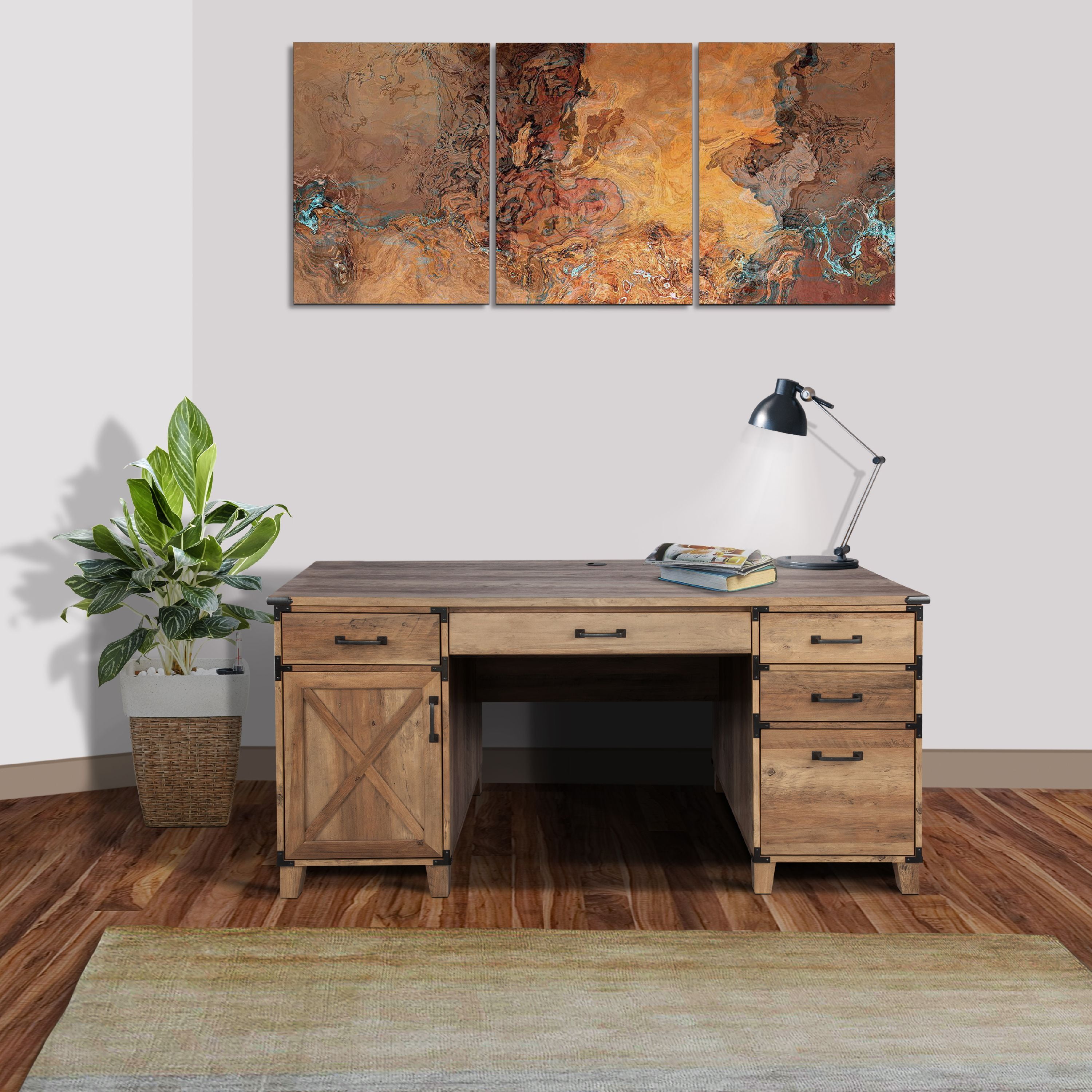 AGHDECO Roney  Home Office Desk