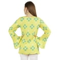 thumbnail image 4 of Moomaya Printed Summer Top For Women Long Bell Sleeve Casual Ethnic Tunic, 4 of 7
