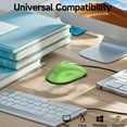 thumbnail image 2 of Wired Mouse, USB-A Wired , 1400 DPI Optical Tracking, 5 Buttons,Ergonomic Cord Mouse for PC/Mac/Laptop-Light Green, 2 of 8