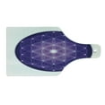 thumbnail image 2 of Geometry Cutting Board, Flower of Life Design of Traditions with Point Stars Motif, Decorative Tempered Glass Cutting and Serving Board, Wine Bottle Shape, Purple, by Ambesonne, 2 of 5