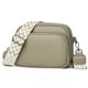 thumbnail image 5 of Bolso Hombro Retro para Mujer Bandolera Con Correa Ancha Cuero PU (Beige), 5 of 8