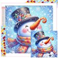 thumbnail image 1 of 5D DIY Taladro Cuadrado Navidad Muñeco Nieve Del Arte 35x35cm, 1 of 9