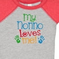 thumbnail image 4 of Inktastic Nonno Loves Me Boys or Girls Baby Bodysuit, 4 of 5