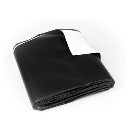 Billboard Tarps Repurposed 16 x Vinyl Tarp - Unprinted Billboard - 9 oz 11 mil - Black/White
