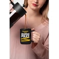 thumbnail image 2 of Funny Proud Member of Grammar Police, Black 15oz Ceramic Mug, 2 of 5