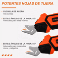 thumbnail image 3 of Tijera Electrica Inalámbrica Goxawee Negro/Naranja, 3 of 4