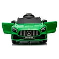 thumbnail image 4 of SESSLIFE Green Ride On Toy, Ride On Car for Age 3-5, 12V Remote Control Motorized Riding Toys with Led Headlights, Seat Belt, TE1541, 4 of 10