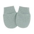 thumbnail image 4 of CANKER Newborn Baby Cotton Beanies Hospital Hat and Mittens Set Solid Warm Cap Gloves, 4 of 16