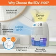 thumbnail image 2 of EDV-1100 -quiet Dehumidifier for Small Spaces  to 122 Sq Ft with Auto Shut Off, 2 of 6
