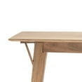 thumbnail image 4 of Kate and Laurel McCutcheon Mid-Century Rectangle Wooden Bench, 42 x 14 x 18, Natural Brown, Living Room Wood Bench for Display, Seating, and Storage Options, 4 of 8