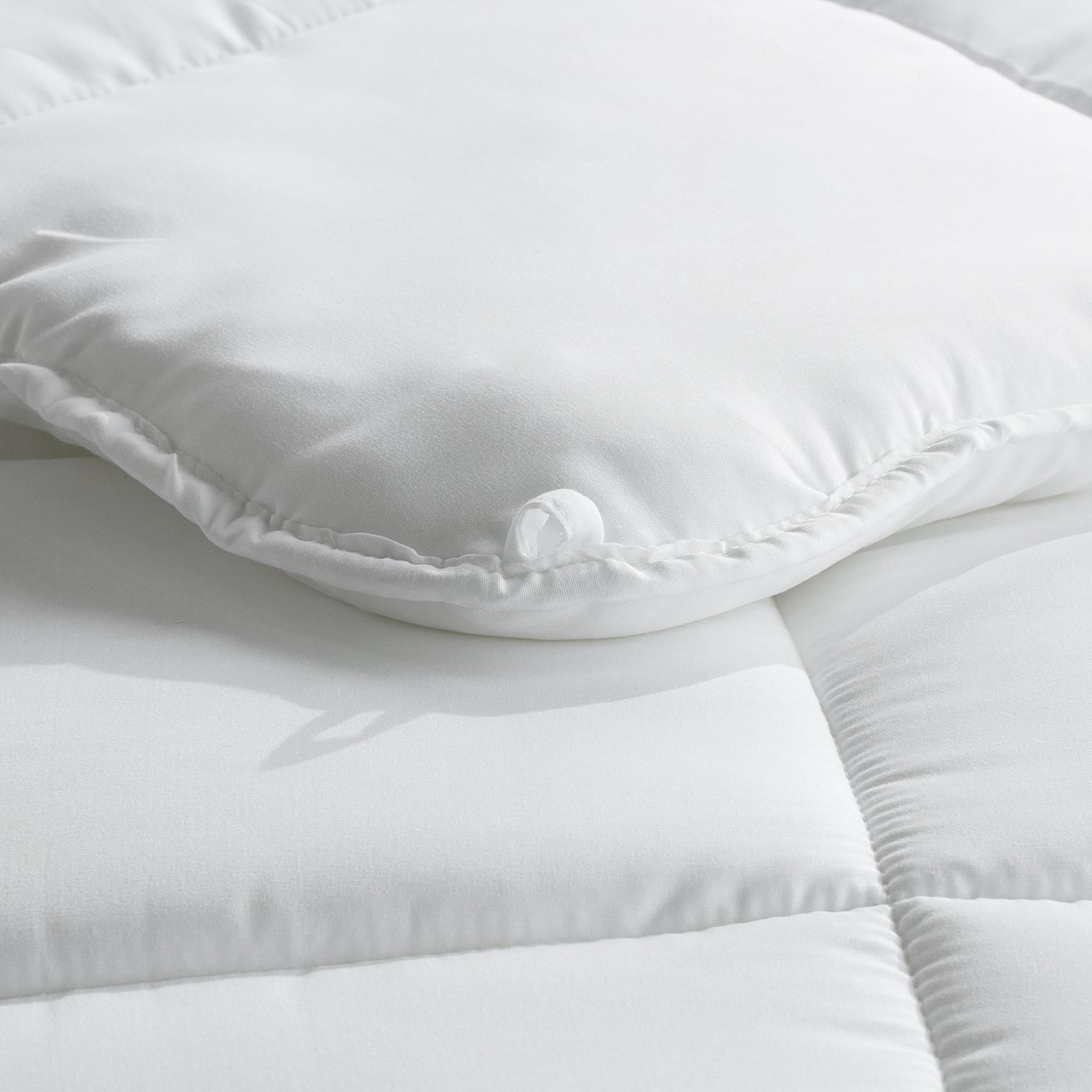 Lucid Classic Solid Print 7 Piece Bed-in-a-Bag, Queen