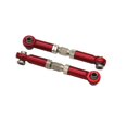 thumbnail image 2 of 2 Pieces Steering Links Metal Tie Rod End Professional Durable Metal RC Car Push red, 2 of 8