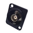 thumbnail image 1 of BNC D Panel Mount Connector BNCQ9 Solder Type SDI Video Coaxial BNC Female to Female Connector Socket for Monitoring System Black, 1 of 3