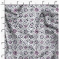 thumbnail image 2 of Soimoi Florals Print,Cotton Poplin, Sewing Fabric Sold by The Yard 42 Inch Wide,Sewing Craft Quilting/Quilt Making Fabric, Gray, 2 of 6