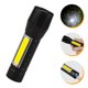 thumbnail image 2 of Mini luz fuerte Linterna Linterna portátil COB Linterna Linterna USB Linterna recargable, 2 of 5