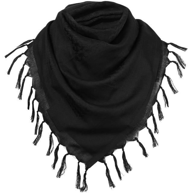 Pañuelo árabe clásico Shemagh, chal de algodón para la cabeza, para hombres y mujeres
