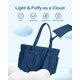 thumbnail image 4 of Bolso de mano TopDesign Puffy para mujer con portavasos y portátil L, 4 of 8