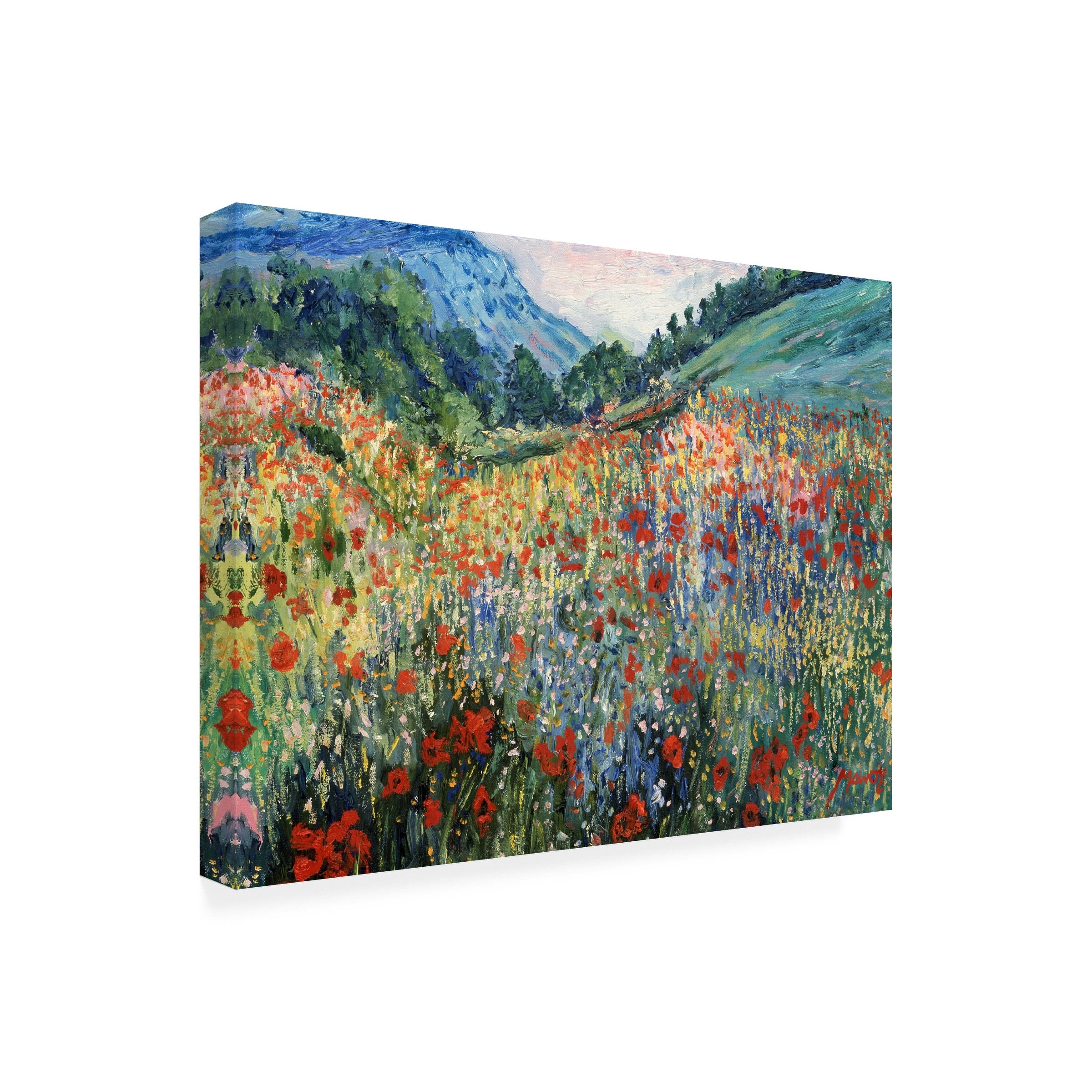Masters Fine Art 'Field of Wild Flowers' Outdoor All-Weather Wall Decor