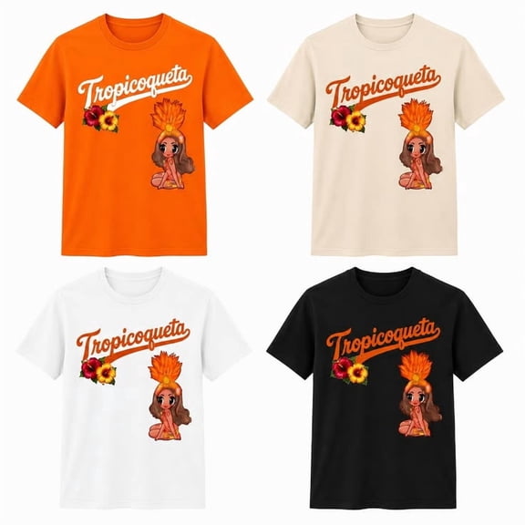 Karol Orange Tropical Doll Shirt, Tropico Latin Music Fan TShirt, Vintage 2026 Dance Graphic Tee, Concert-Inspired Unisex Gift