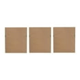thumbnail image 2 of A&B Home Modern Abstract Framed Under Glass Wall Art - Set of 3 - 22"W x 26"H x 0.6?L - Blue/Orange, 2 of 5