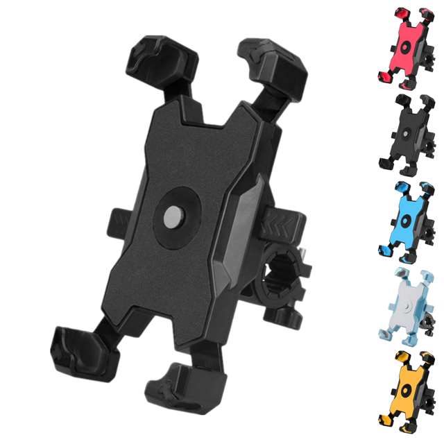 PLPPYFS Phone Holder Mount, Bike Phone Holder, Anti Shake Bicycle Handlebar Rearview Mirror Phone Holder, Lightweight Multifunctional Navigation Cell Phone Clamp for Bicycles Mountain Bikes, Clearance
